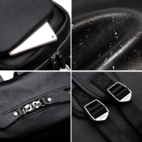 Hip Trendy Genuine Leather Backpack Travel Computer Bag22
