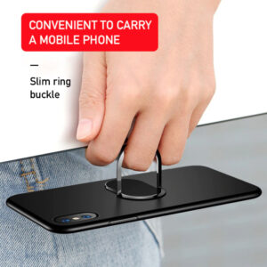 retailopolis Universal Ultra thin Phone Finger Ring Holder Stand 360 Degree 180 Flip31