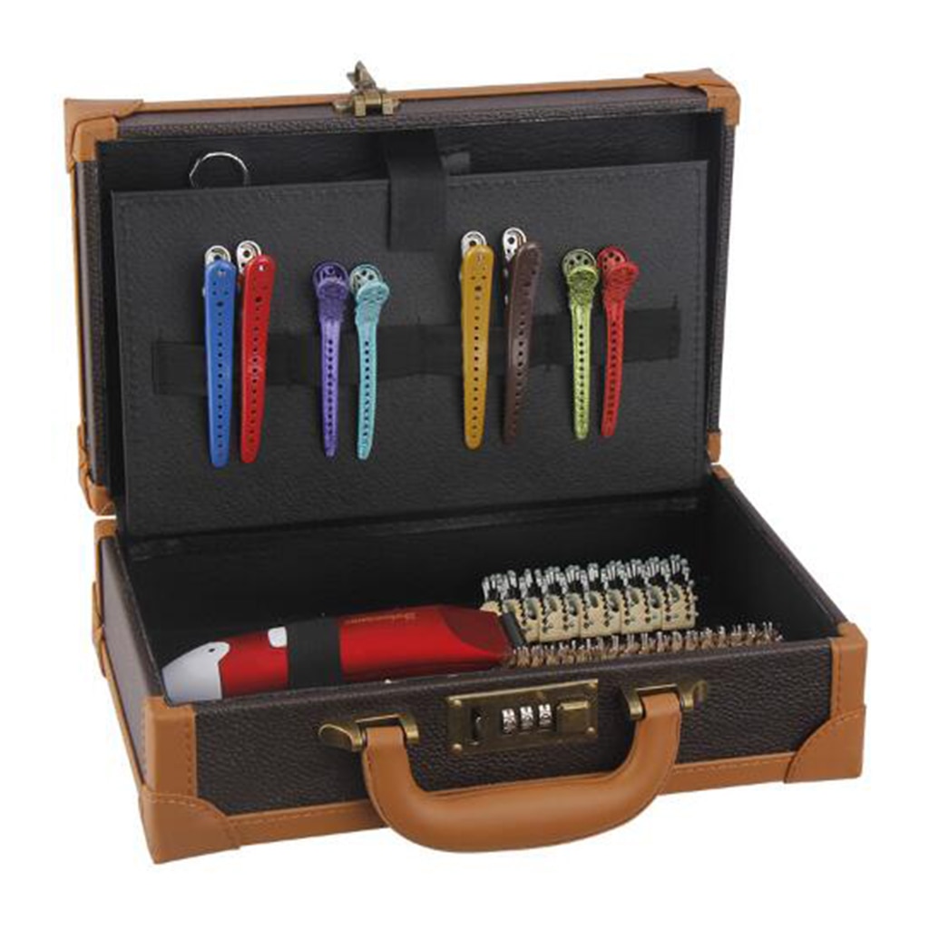 Barber Stylist Lock Case Organizer - Clippers Trimmers ...