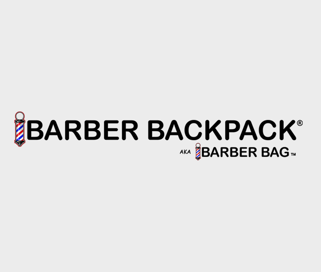 Barber backpakpack and barber bag trdemarked